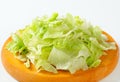 Iceberg lettuce salad Royalty Free Stock Photo