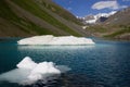 Iceberg in mountain loch