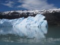 Iceberg and mountains in Calafate Royalty Free Stock Photo