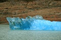 Iceberg of Perito Moreno Glacier Floating on the Lake Argentino, Los Glaciares National Park, El Calafate, Patagonia, Argentina Royalty Free Stock Photo