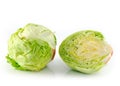 Iceberg salad - head of lettuce Royalty Free Stock Photo