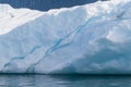Iceberg from Sawyer glacier in Tracy Arm fjord Royalty Free Stock Photo