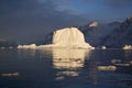 Iceberg in Scoresbysund in Greenland