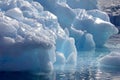 Iceberg sculpture in Antarctic Peninsula Royalty Free Stock Photo