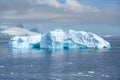 Iceberg shining in white, turquoise color, Southern Antarctic Ocean, Antarctica