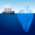 Iceberg Ship Royalty Free Stock Photo