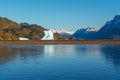 Iceberg in Torres del Paine national park, Chile Royalty Free Stock Photo