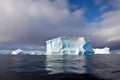 iceberg under a rainbow