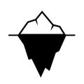 Iceberg vector icon