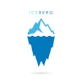 Iceberg vector logo