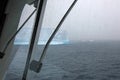 Iceberg, view from cruise ship, Antarctica