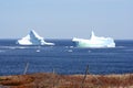 Icebergs Bonavista Bay Royalty Free Stock Photo