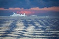 Icebergs in the Drake Passage - Antarctica Royalty Free Stock Photo