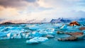 Iceberg Iceland Winter Royalty Free Stock Photo