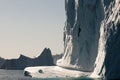 Icebergs Fjord - Scoresby Sound - Greenland Royalty Free Stock Photo