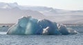 Icebergs float on Jokulsarlon glacier lagoon - Iceland Royalty Free Stock Photo