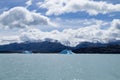 Icebergs floating on Argentino lake, Patagonia landscape, Argentina Royalty Free Stock Photo