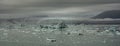 Icebergs floating on Jokulsarlon glacier lagoon, Iceland Royalty Free Stock Photo