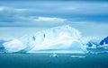 Icebergs floating in Paradise Bay, Antarctica