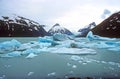 Icebergs in a Glacial Lake Royalty Free Stock Photo