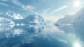 Icebergs and Glaciers Royalty Free Stock Photo