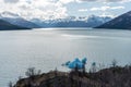 Icebergs on Lago Argentino in Argentina Royalty Free Stock Photo