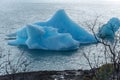 Icebergs on Lago Argentino in Argentina