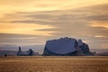 Icebergs - Scoresbysund - Greenland - Sunset