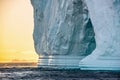 Icebergs at Sunset. Disko Bay