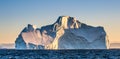 Icebergs at Sunset. Disko Bay