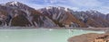 Icebergs in Tasman Lake, Mount Cook National Park, New Zealand Royalty Free Stock Photo