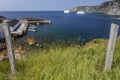 Icebergs in Twillingate harbor Royalty Free Stock Photo