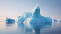 Icebergs\' Unique Shapes: Showcasing the artistic forms of rare icebergs