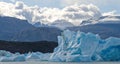 Icebergs in the water, the glacier Perito Moreno. Argentina. Royalty Free Stock Photo