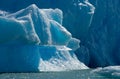 Icebergs in the water, the glacier Perito Moreno. Argentina. Royalty Free Stock Photo