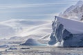 Icebergs and Western Antarctic Peninsula Royalty Free Stock Photo