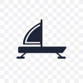 iceboat transparent icon. iceboat symbol design from Nautical co