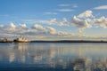 Icebreaker in the Angara river.