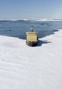 Icebreaker on Antarctica