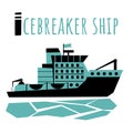 Icebreaker ship for Children ABC poster