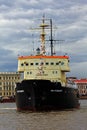 Icebreakers festival in St. Petersburg, Russia. Icebreaker IVAN KRUZENSHTERN Royalty Free Stock Photo