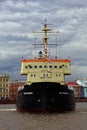 Icebreakers festival in St. Petersburg, Russia. Icebreaker IVAN