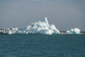 Iceburgs in a Glacial Lagoon Royalty Free Stock Photo