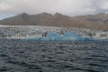 Iceburgs in a Glacial Lagoon Royalty Free Stock Photo