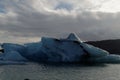 Iceburgs in a Glacial Lagoon Royalty Free Stock Photo