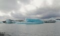 Iceburgs in a Glacial Lagoon Royalty Free Stock Photo