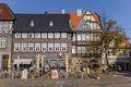 Icecream cafe at the historic market square of Goslar