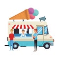 Icecream food truck