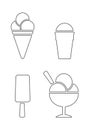 Icecream icon vector design