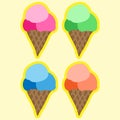 Icecream icons set great for any use. Vector EPS10.